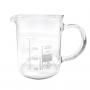 Practical glass pitcher for professional serving of hot and cold drinks. Volume: 250ml.