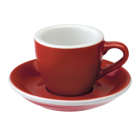 Cup Loveramics Egg - Espresso 80ml, RED