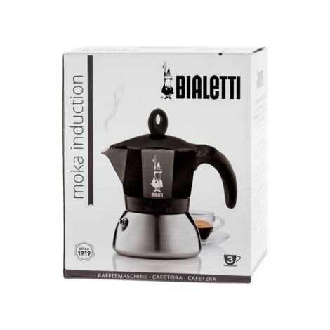 Moka konvice Bialetti Moka Induction 3 šálky černá
