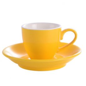 Kaffia eszpresszó csésze 80ml - sárga
