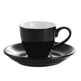 Šálka na espresso Kaffia 80ml - čierna