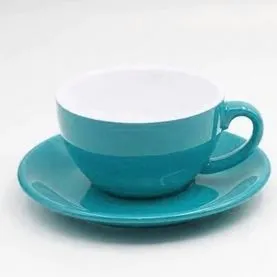 Kaffia Cappuccino Cup 220ml - turquoise
