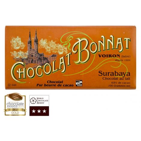 Čokoláda Bonnat Surabaya 65% - mléčná