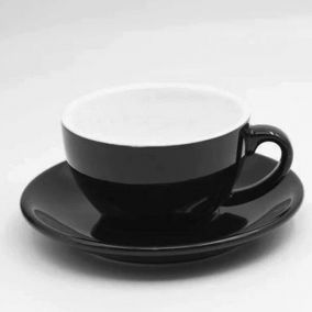 Cappuccino cup Kaffia 120ml - black