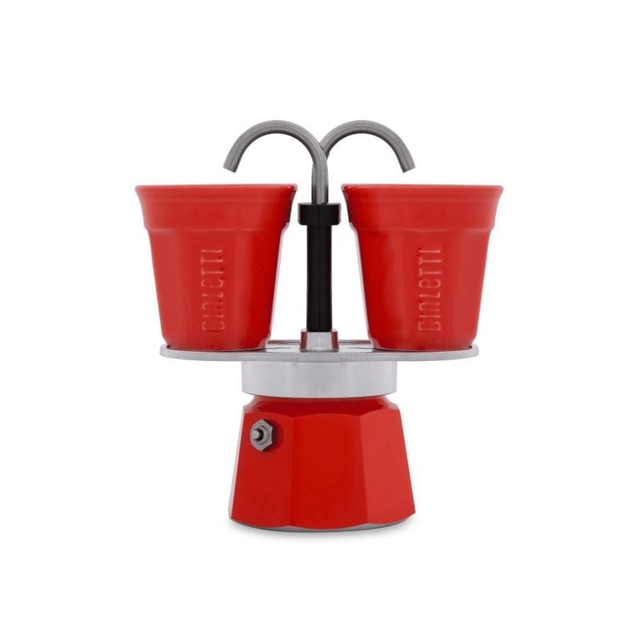 Gift set Bialetti Mini Express 2 cups red