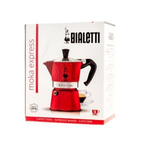 Bialetti Moka Express 3 mocha teapot red 2