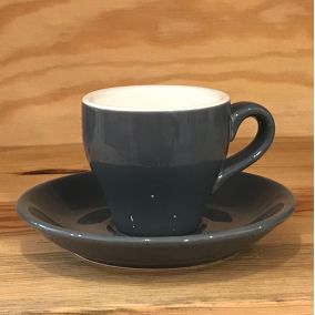 Šálka na espresso Kaffia 80ml - šedá