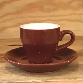 Šálka na espresso Kaffia 80ml - hnedá