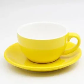 Cappuccino cup Kaffia 220ml - yellow