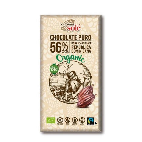 Chocolates Solé - 56% organic chocolate