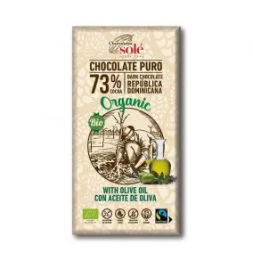 Chocolates Solé - 73% organic chocolate with olive oil