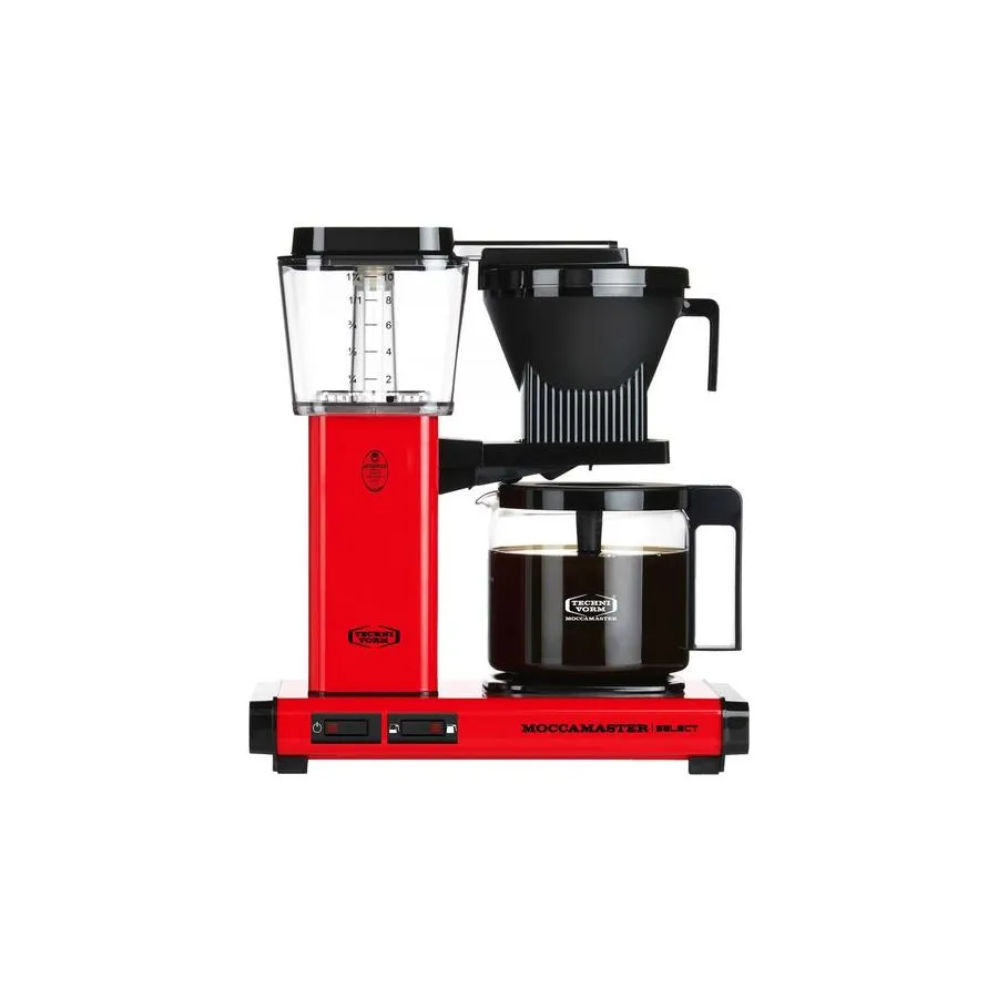 Moccamaster KBG Select RED coffee machine
