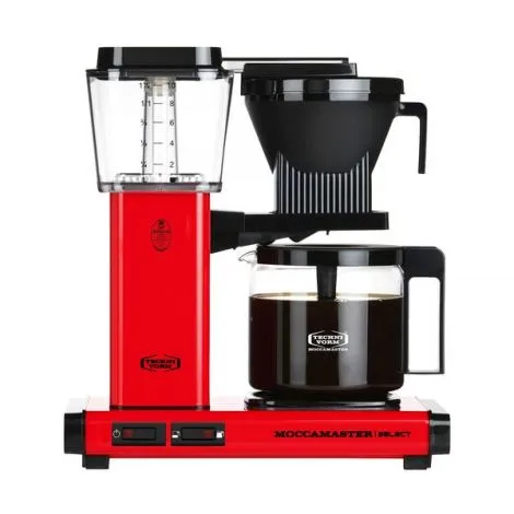 Moccamaster KBG Select RED coffee machine