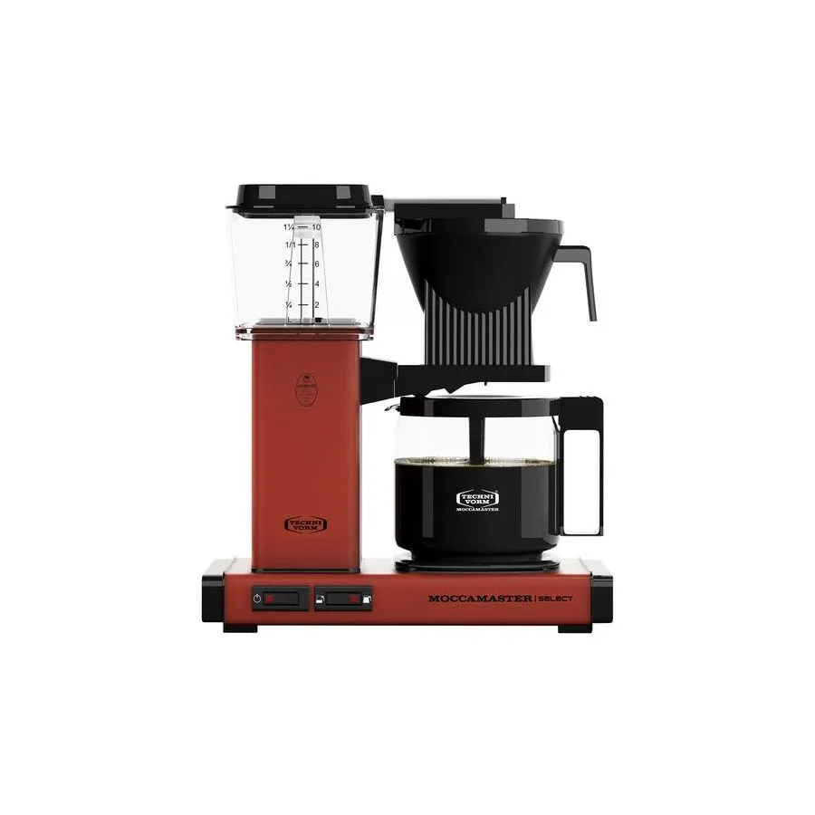 Moccamaster KBG Select BRICK RED coffee machine
