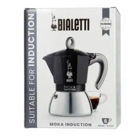 Bialetti Moka Induction 6 cups black NEW