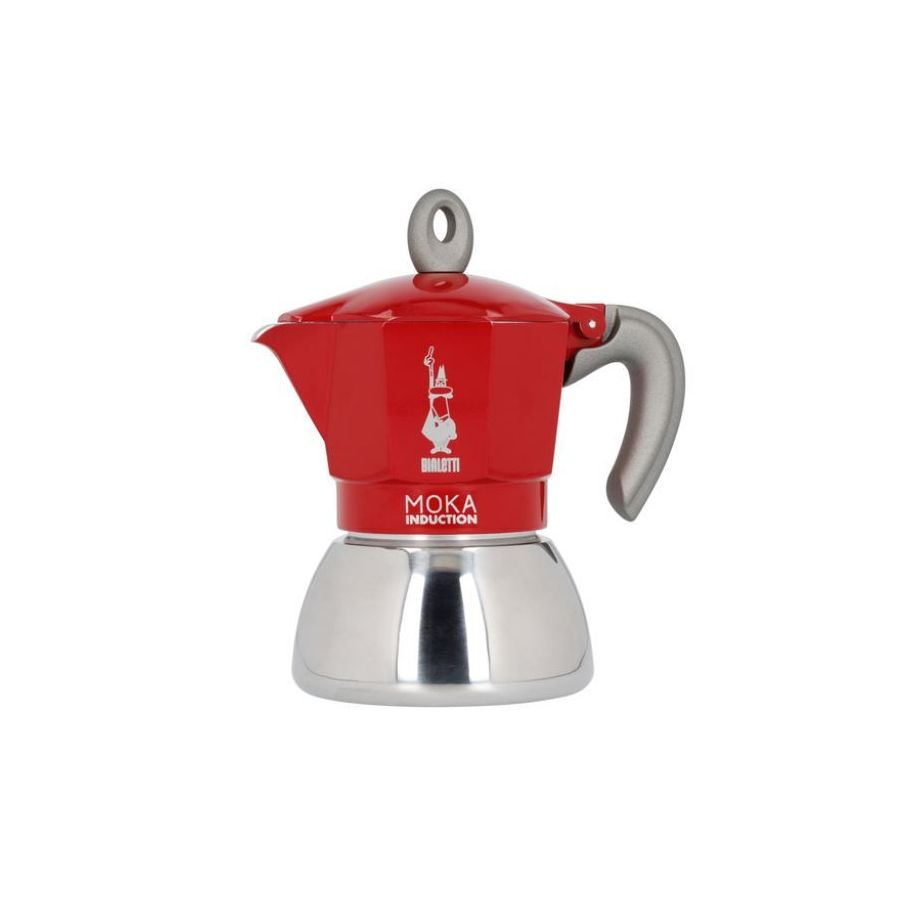 Bialetti Moka Induction 4 cups red GourmetKava