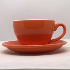 Šálka na cappuccino Kaffia 220ml - oranžová