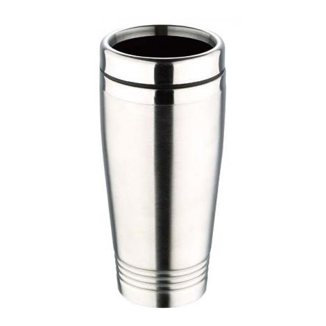 Stainless steel thermo mug 425ml, silver