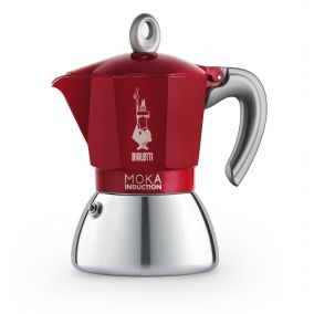 Bialetti Moka Induction 2 filiżanki czerwony NOWOŚĆ