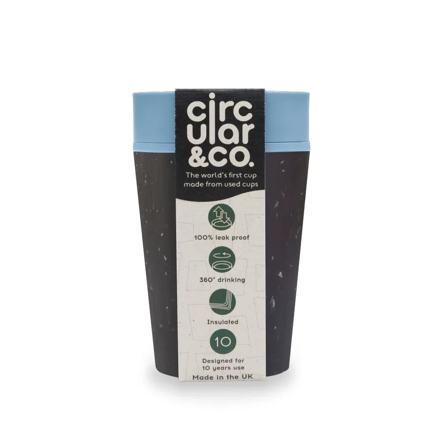 Cup Circular Cup (rCup) Black and Blue 227ml