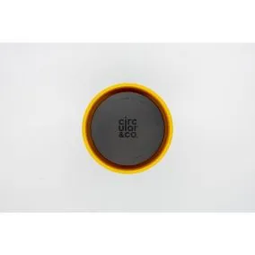 Cup Circular Cup (rCup) Black and Mustard 340ml