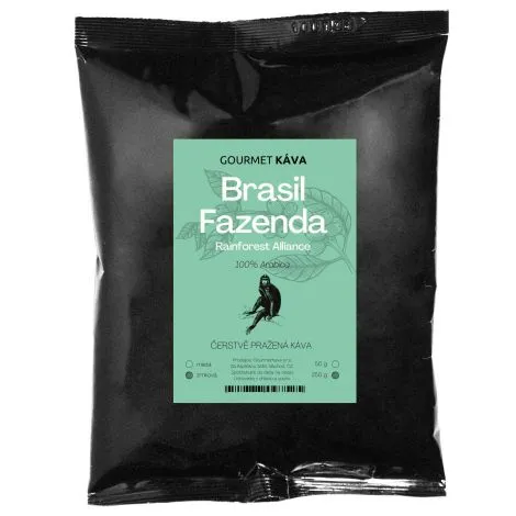 Brazílie Fazenda Rainforest, zrnková káva arabica