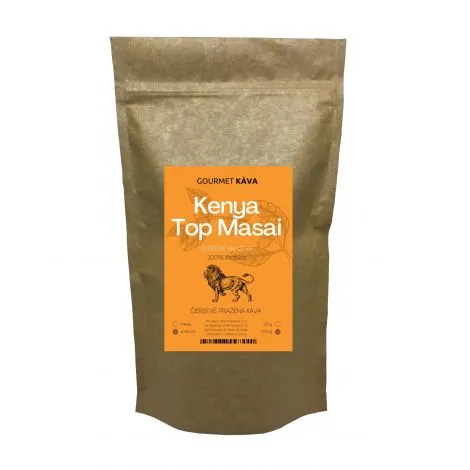 Keňa Top Masai, STŘEDNĚ PRAŽENÁ, zrnková káva arabica