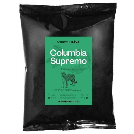 Kolumbia: Supremo, zrnková káva arabica