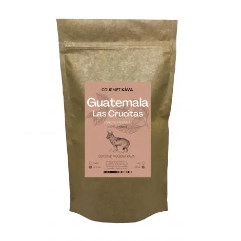 Guatemala Crucitas, STŘEDNĚ PRAŽENÁ, zrnková káva arabica