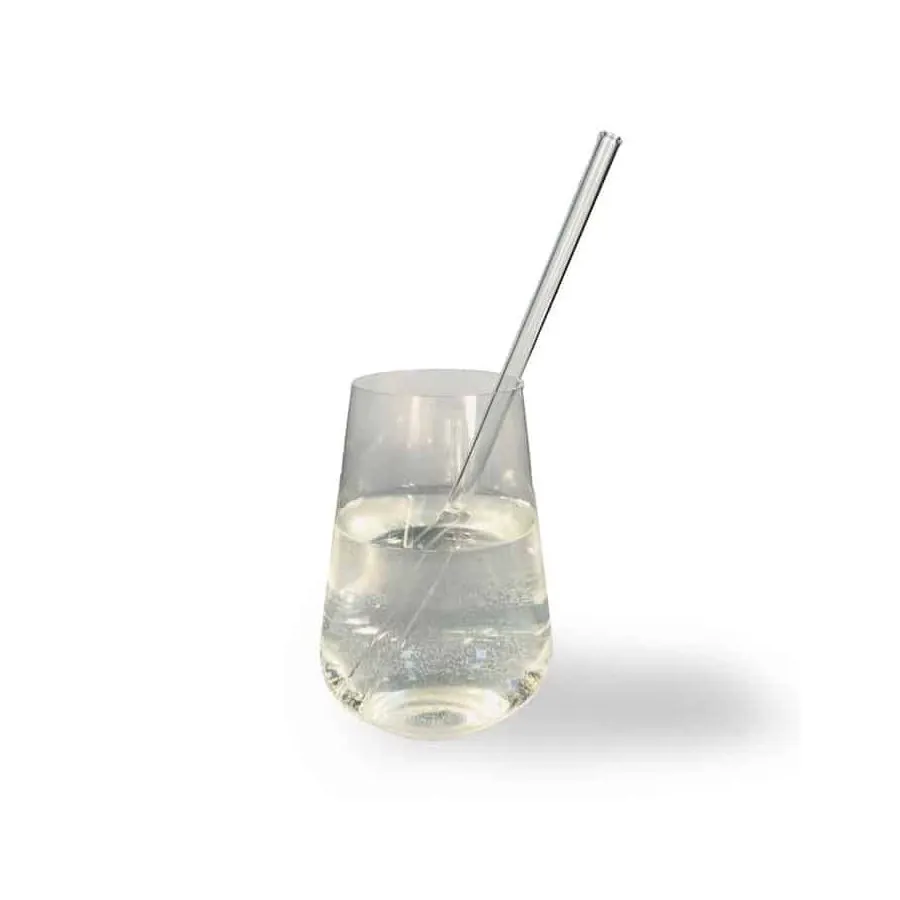 Glass straw 21cm
