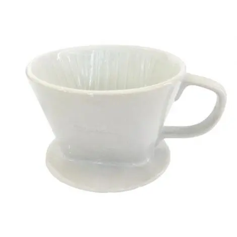 Ceramic drip Kaffia 2-4 cups white