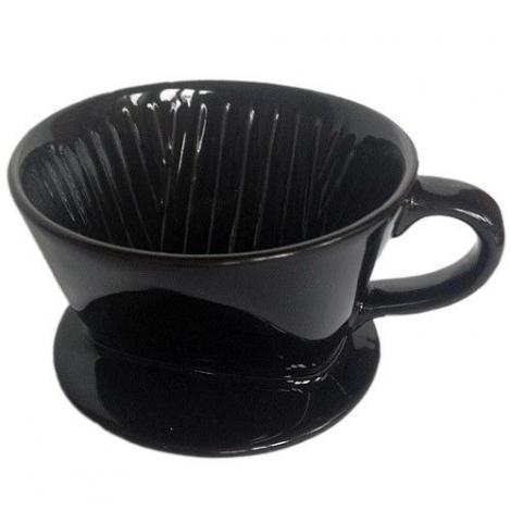 Ceramic drip Kaffia 1-2 cups black