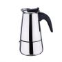  Kaffiarozsdamentes acélból készült mokakanna 4 csésze mokka kávé elkészítéséhez. Egyszerű elkészítési módszer, amely nagyon közel áll az eszpresszóhoz, de töredéke a költségeknek. Térfogat: kb. 201,5 ml. Alkalmas indukciós főzőlapokhoz.