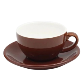 Šálka na cappuccino Kaffia 220 ml - hnedá