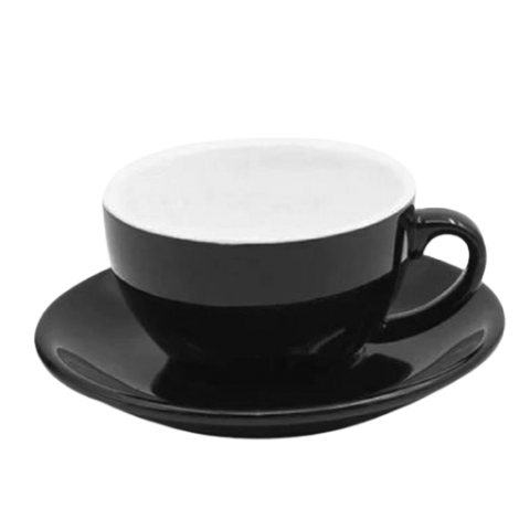 Šálka na cappuccino Kaffia 120ml - čierna