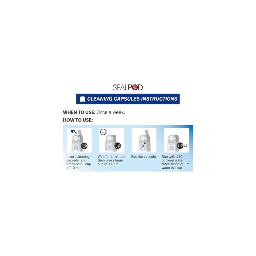 Capsules Sealpod Cleaning Kit - Nespresso ® cleaning kit