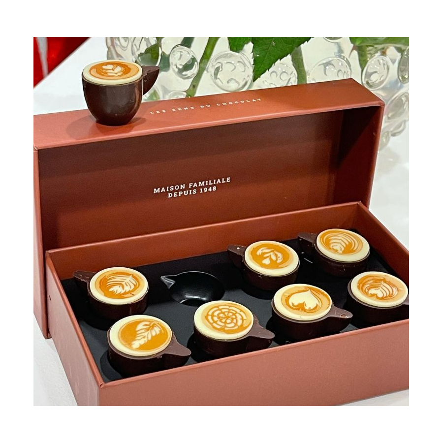 Čokoláda Bonboniéra Michel Cluizel „8 Cappuccino“