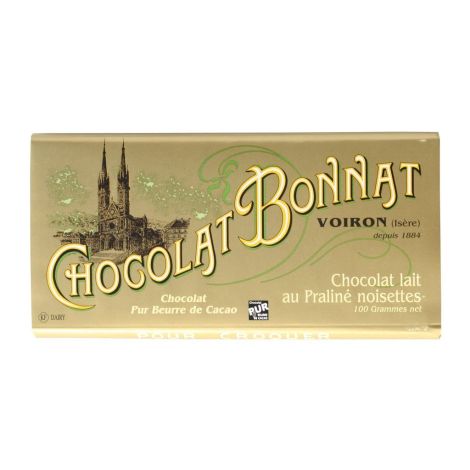 Chocolate Bonnat au Praline Noisettes - milk