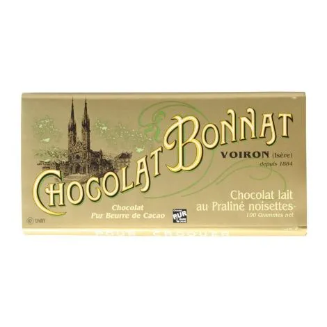 Čokoláda Bonnat au Praline Noisettes - mléčná