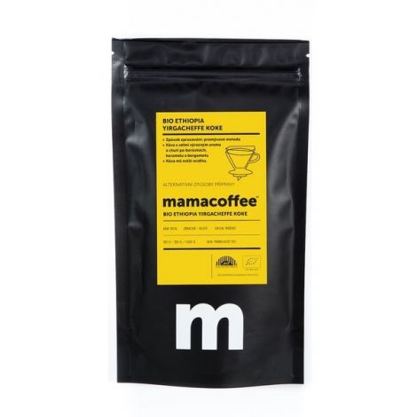 Mamacoffee BIO Etiópia Yirgacheffe Koke 100g