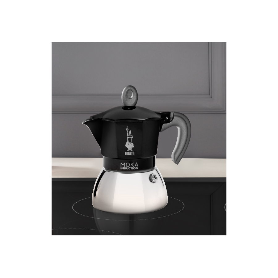 Bialetti Moka Induction 2 cups black NEW