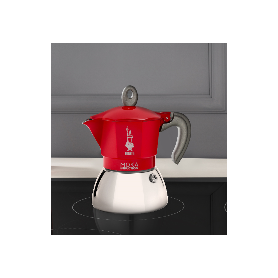 Bialetti Moka Induction 2 šálky červená NEW