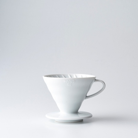 Dripper Hario V60-02 ceramiczny - biały (VDCR-02-W)