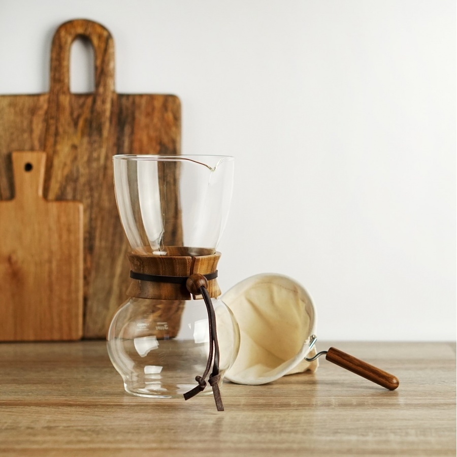 Hario Woodneck DPW-3 drip pot na 4 šálky