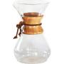 The legendary Chemex CM-6A Pour Over 6 coffee machine for the preparation of fantastic drip coffee. 880 ml capacity. Wooden handle.