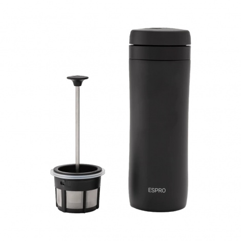 Frenchpress Espro P1 Travel Press 300ml stříbrný