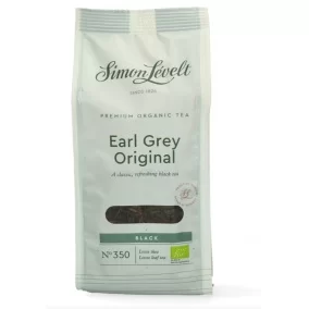 Loose black Earl Grey tea Simon Lévelt BIO 90 g