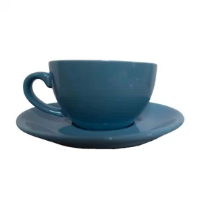 Šálek na cappuccino Kaffia 220ml - nebesky modrá