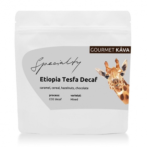 GourmetKáva Specialty - Etiopia Tesfa DECAF - bezkofeinová 250g