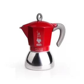 Cafetière à induction Bialetti Moka Induction Red 6 cups (6 tasses) -  Coffee Friend